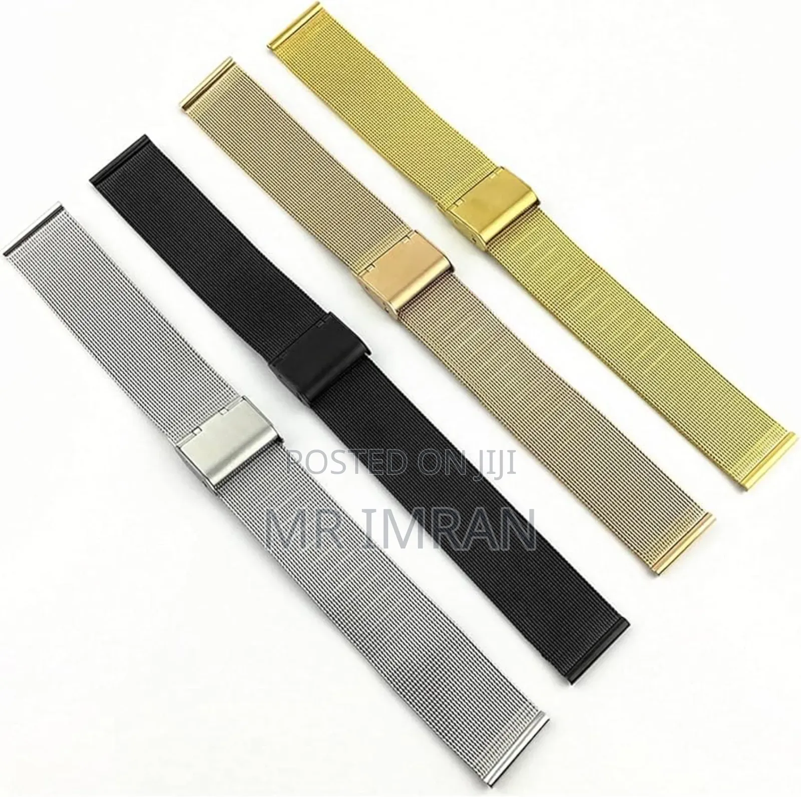 Stainless Steel Magnetic Milanese Loop Watch Straps