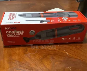 Ionvac Handheld Cordless Vacuum Cleaner.