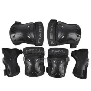 6pcs Adult Knee Pad Elbow Pads Wrist Pads