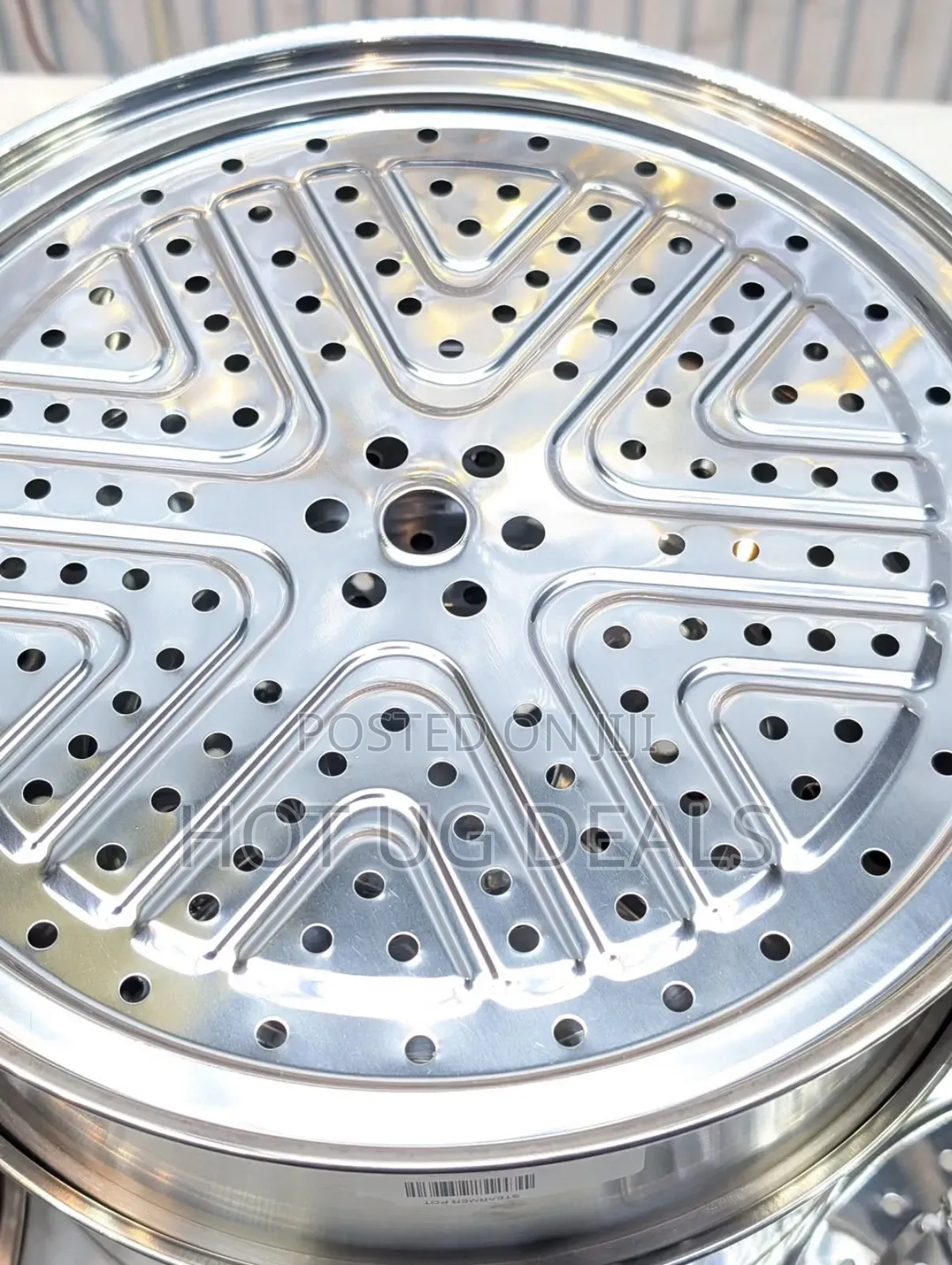 3-tier Stainless Steel Food Steamer With Timer 32cm -. Silver