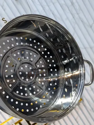 3-tier Stainless Steel Food Steamer With Timer 32cm -. Silver