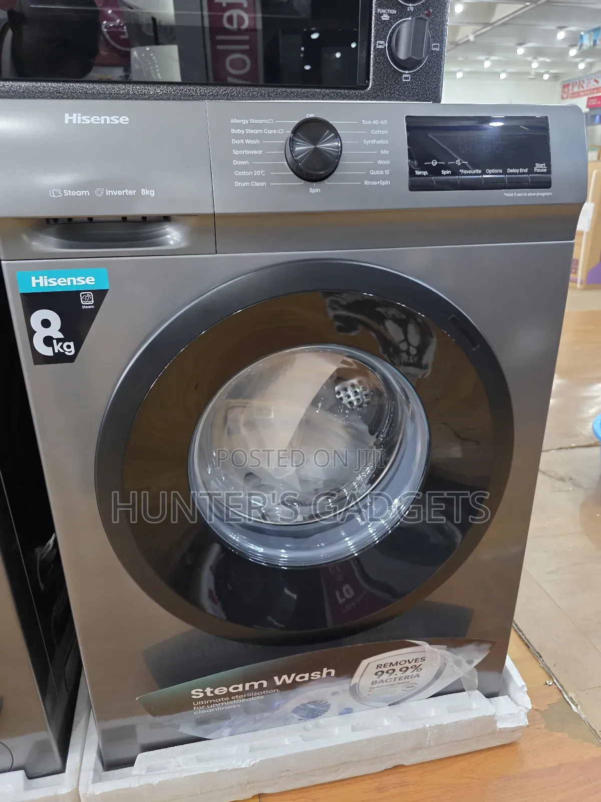 Hisense Washing Machine 8 Kilograms Front Loader Brand New