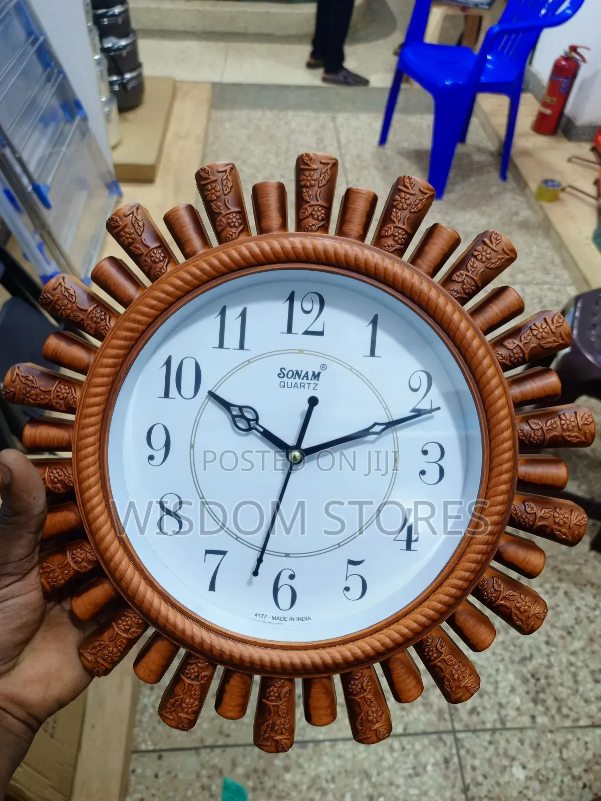 Sonam Quartz Wall Clock, Model 4177.