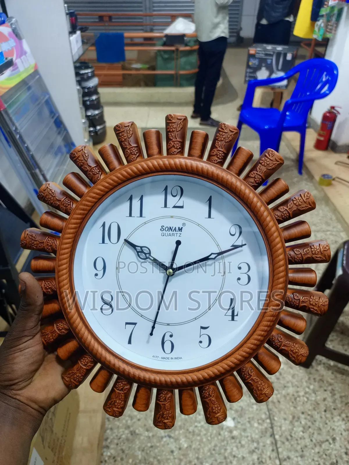 Sonam Quartz Wall Clock, Model 4177.