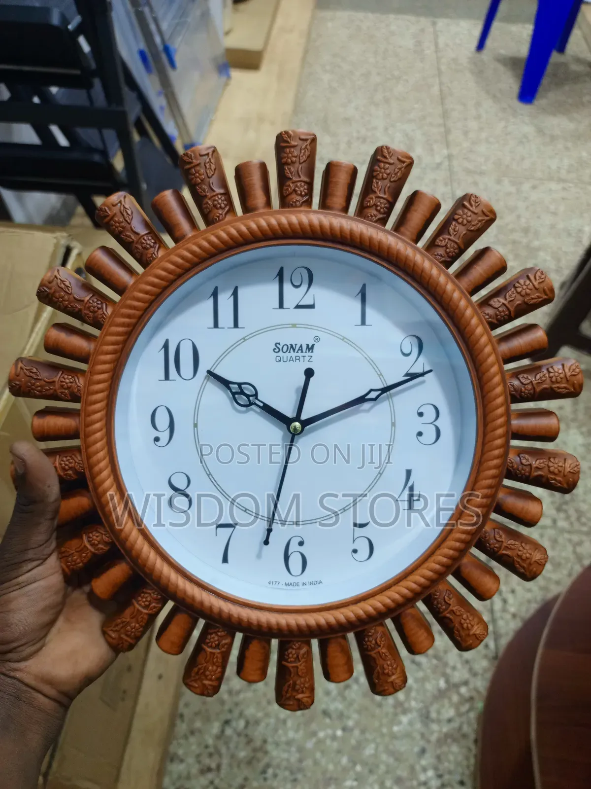 Sonam Quartz Wall Clock, Model 4177.
