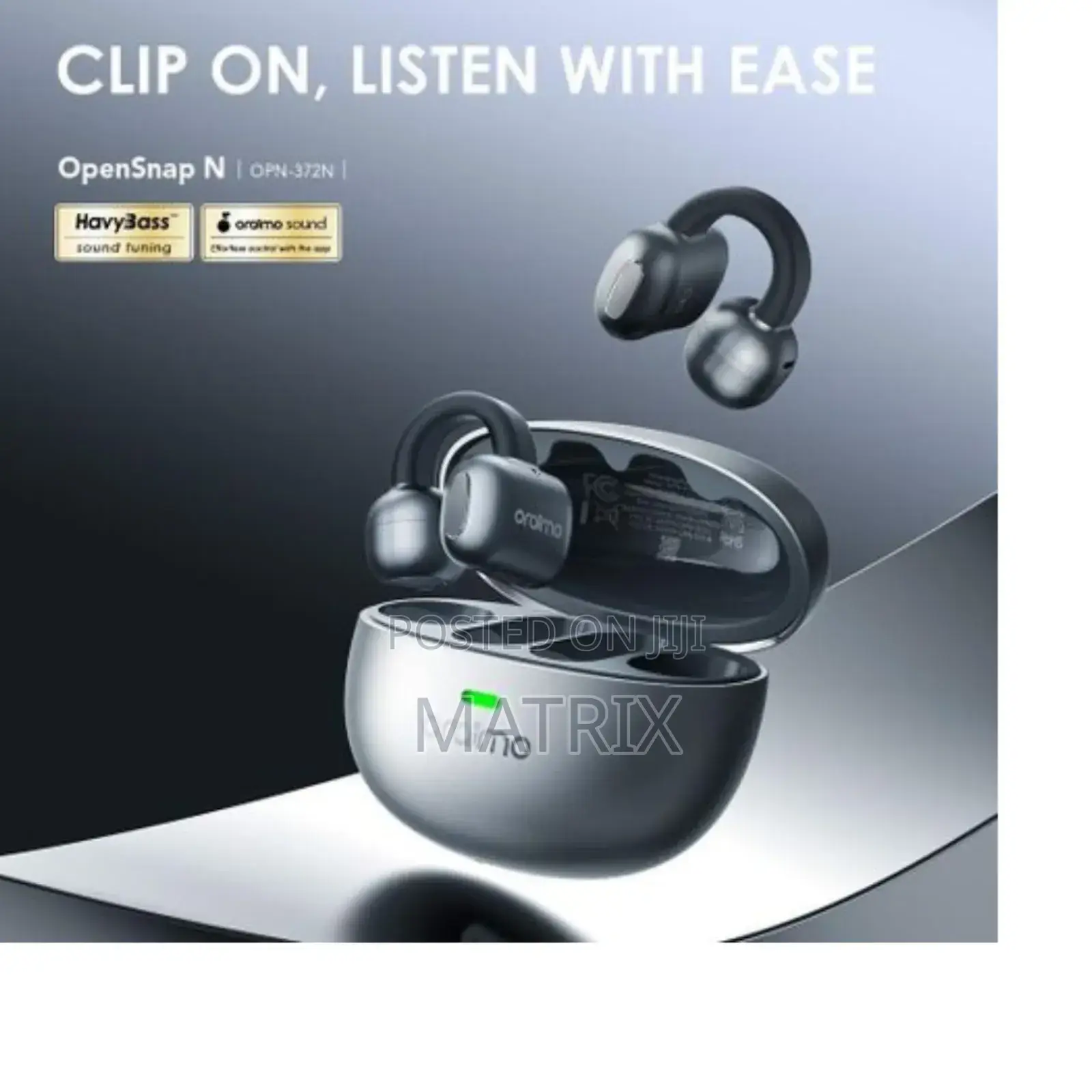 Oraimo Opensnap True Wireless Earbuds Open-Ear Comfortable