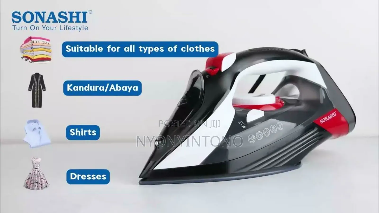 Sonashi High-Quality Iron