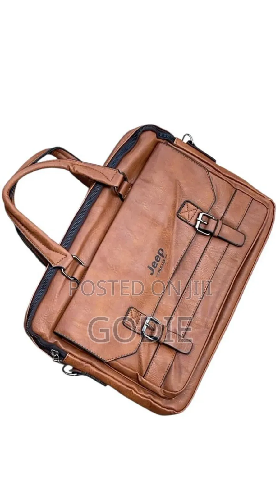 Business Shoulder Genuine Leather Bag.