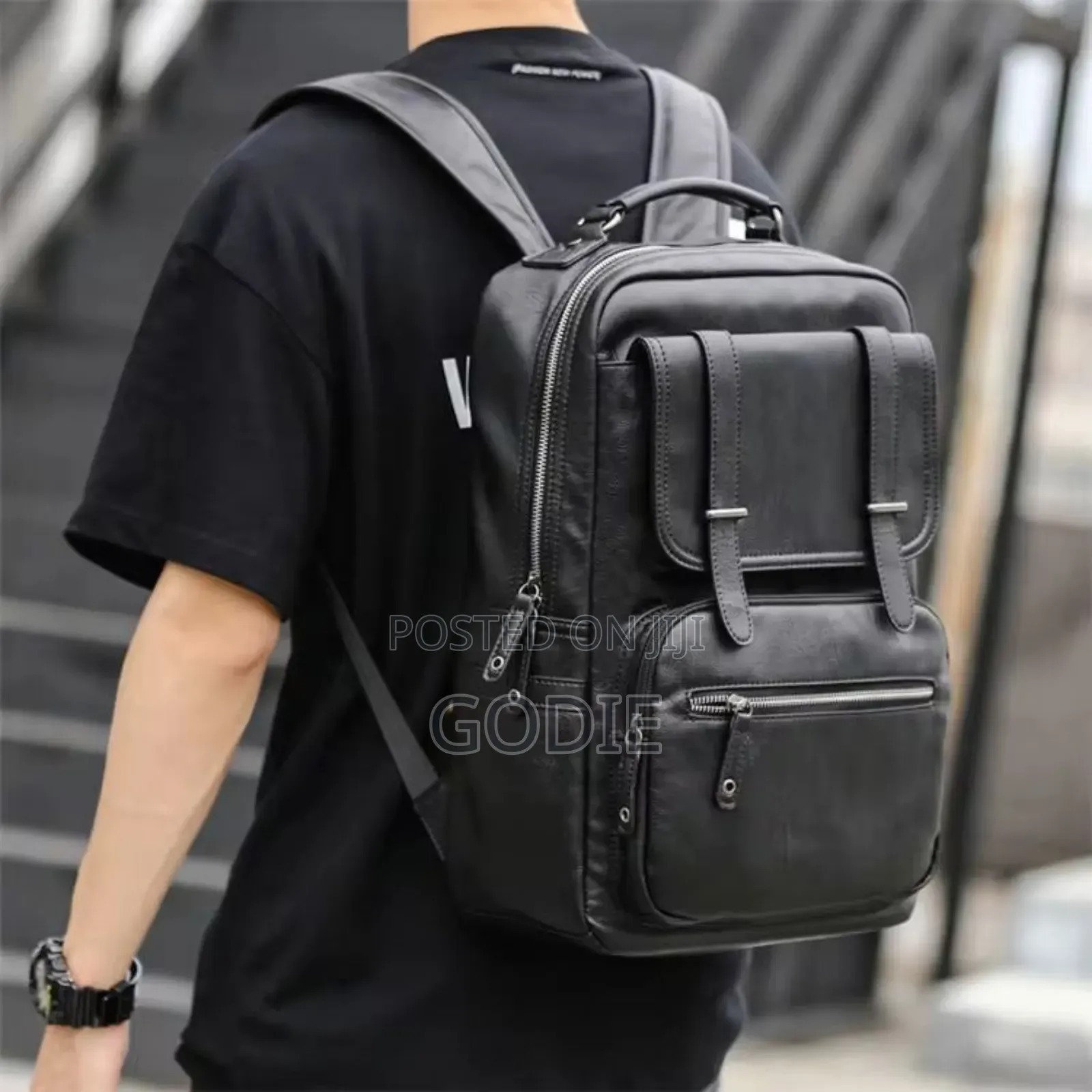 Pu Leather Backpack High Quality.
