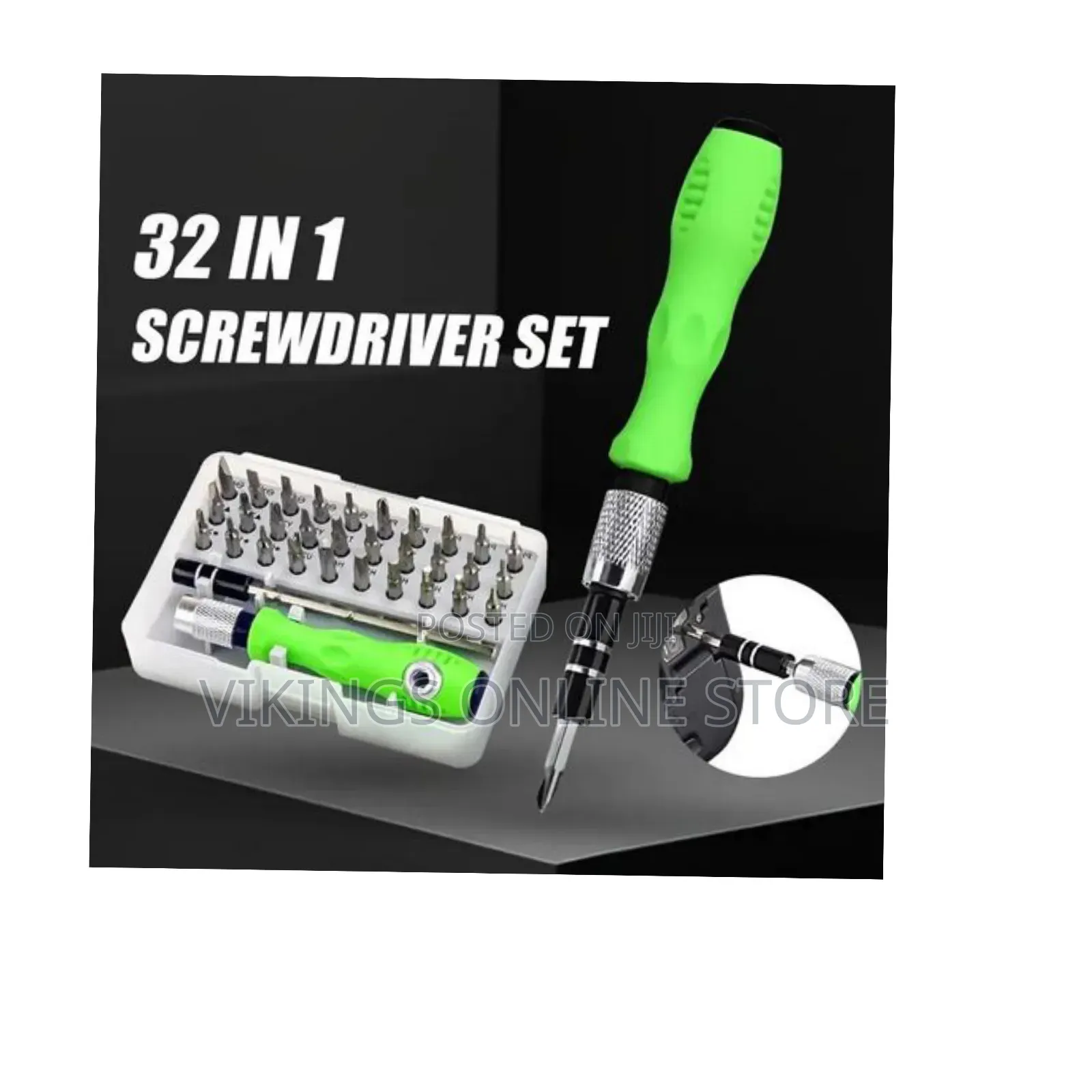 Timbutus 32-in-1 Precision Screwdriver Set Magnetic Bits - Phone