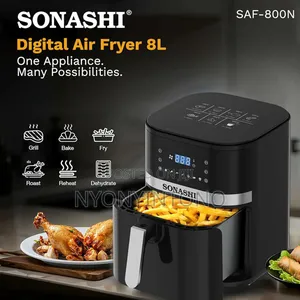 Sonashi 8litres Digital Air Fryer