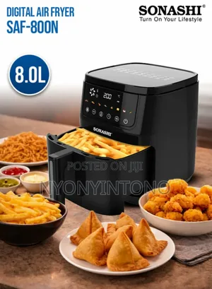 Sonashi 8litres Digital Air Fryer