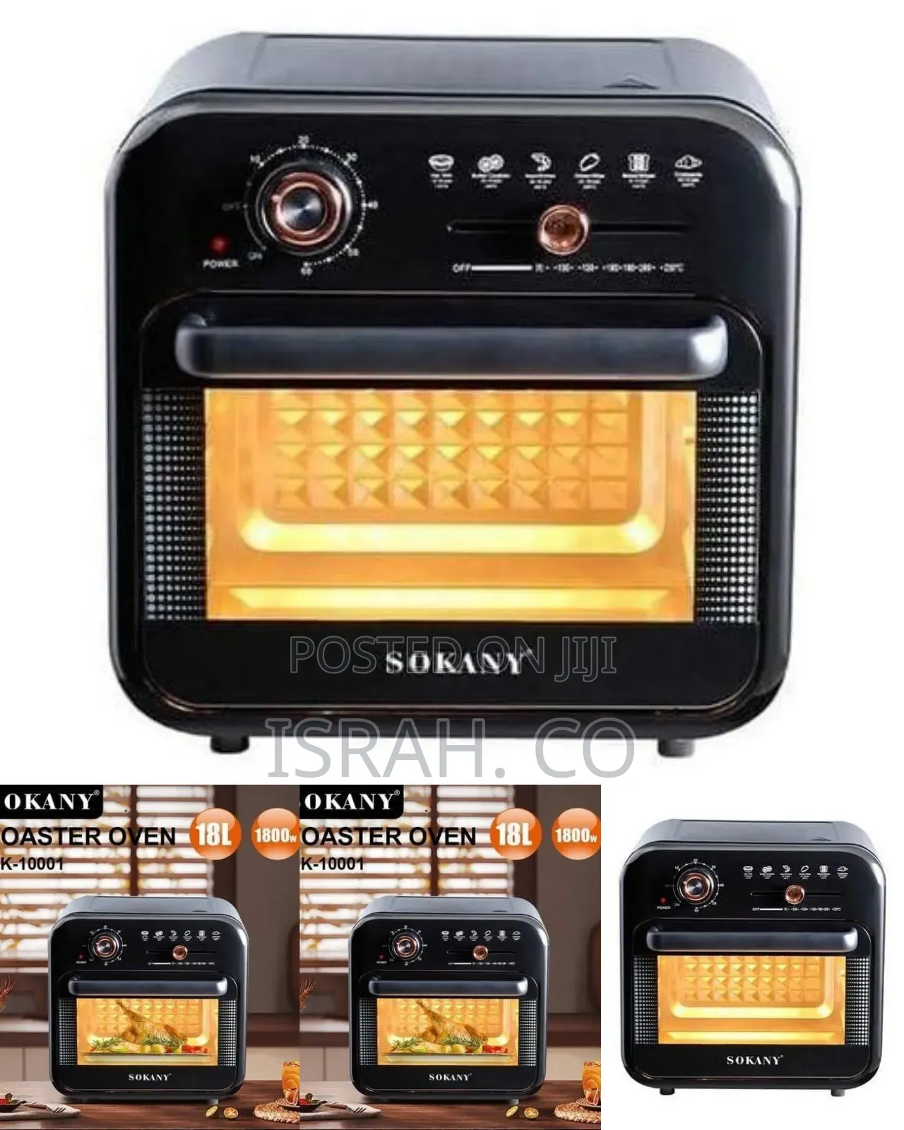 Sokany Multi-Function Air Fryer Oven, 18l