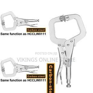 Ingco C-Clamp Locking Plier - Silver