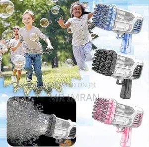 Multi-Hole Bubble Gun Toy.