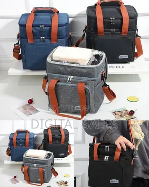 Brivilas Dual-Compartment Insulated Lunch Bag / Cooler Bag