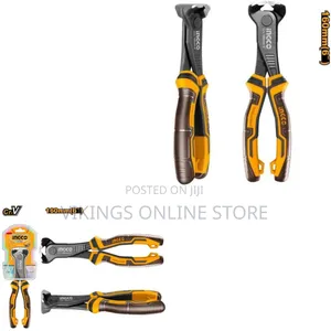 Ingco Cutting Plier Hecp28160, 6inch - Black/Orange