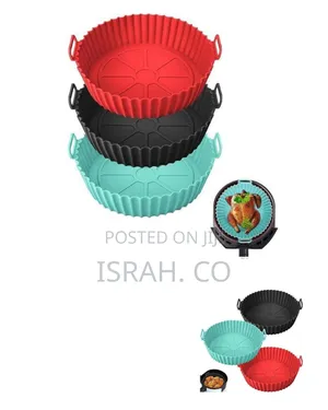 Reusable Silicone Air Fryer Liners / Baskets - Mess-Free Air Frying