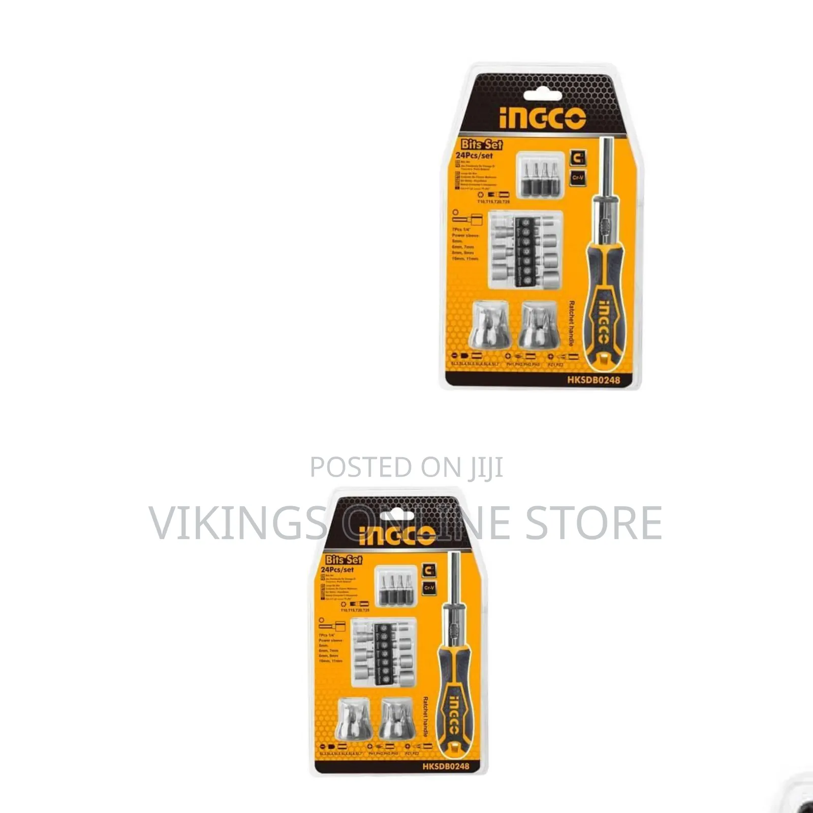 Ingco 24 PCS Screwdriver Set - Silver / Black