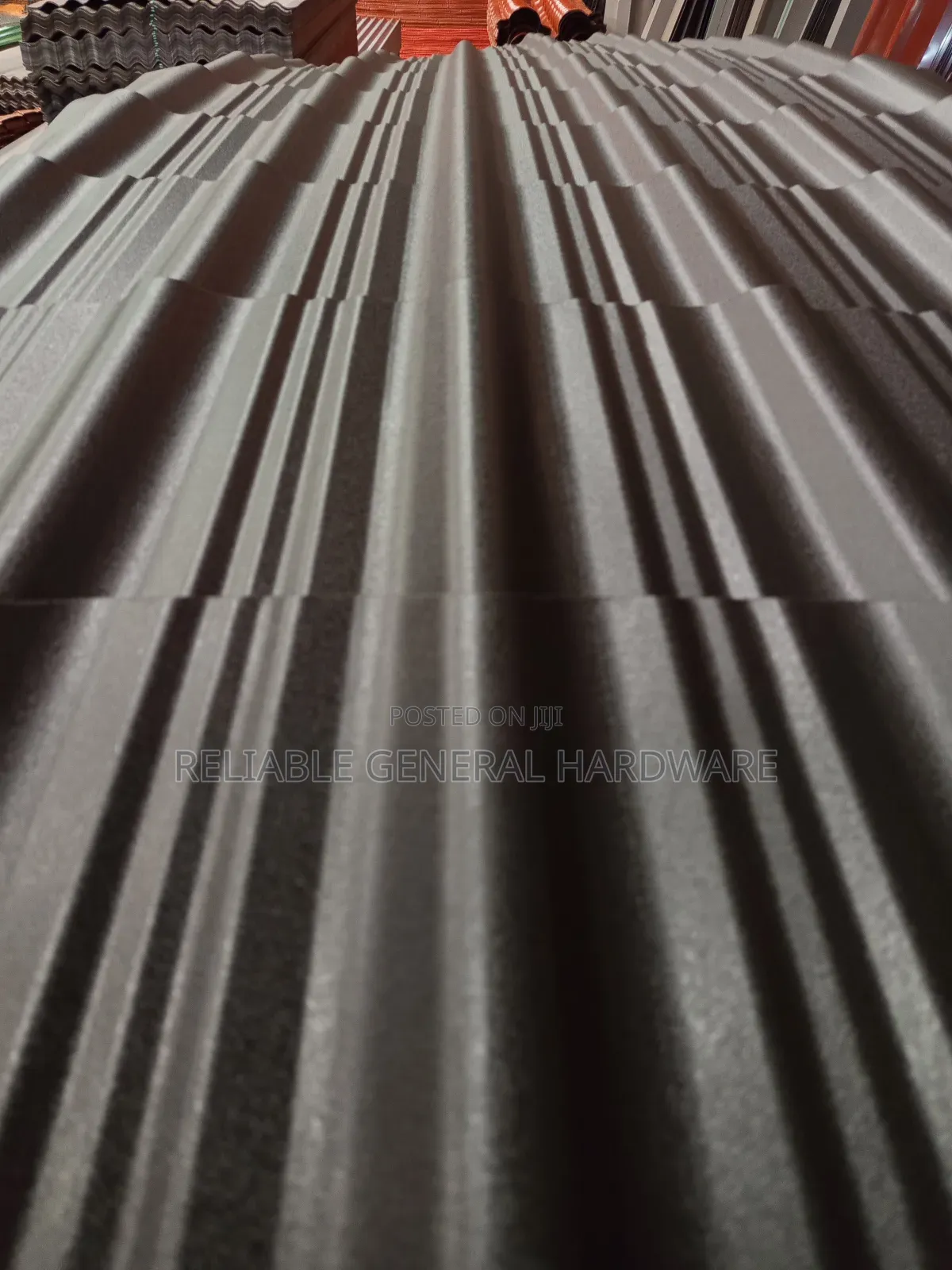 Supertile Ironsheets Black Mat G.28.(Roofings)