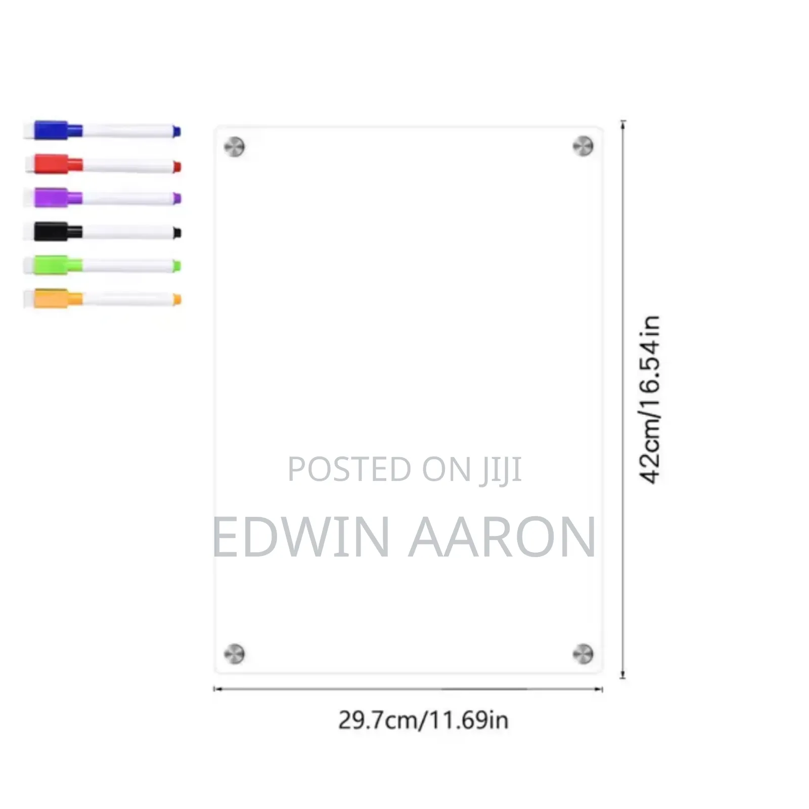 Acrylic Magnetic Fridge Planner Board