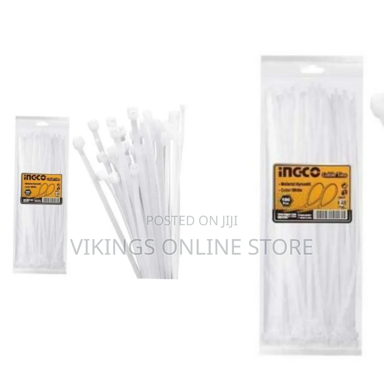 Ingco Cable Ties – White