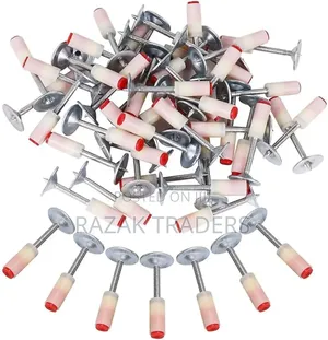 Nail Gun Manual Steel Nails(50pcs) 7.3mm Round Nails Wall Fastening