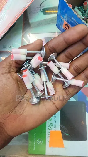 Nail Gun Manual Steel Nails(50pcs) 7.3mm Round Nails Wall Fastening