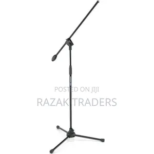 Microphone Stand, Boom Arm Mic Stand Floor Detachable Height Adjustabl