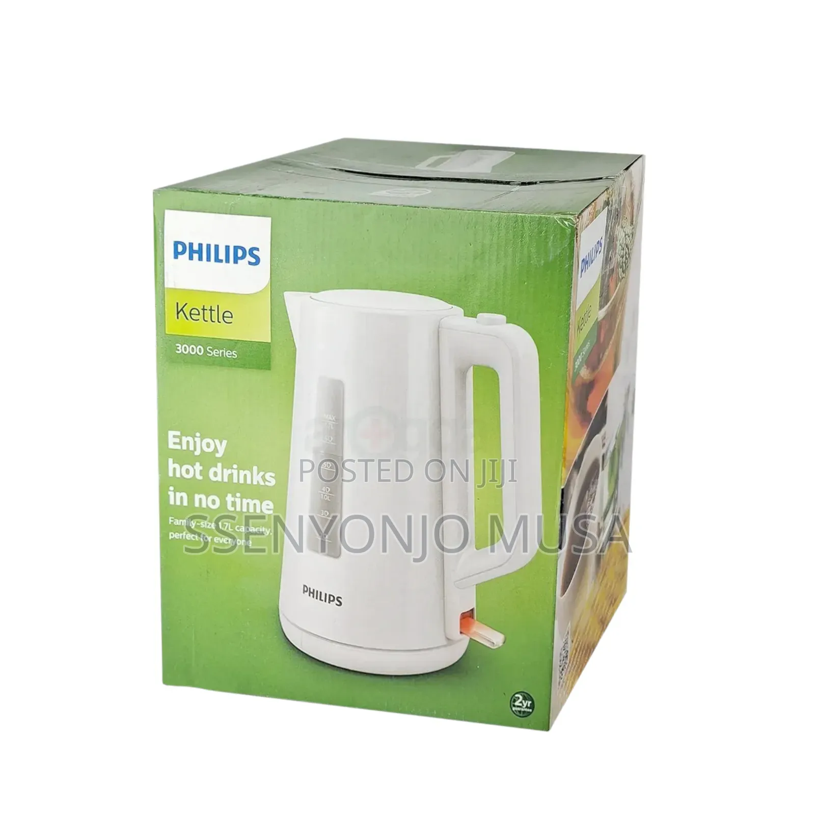 Philips Kettle 3000 Series Max-1.7l,Family-Size-Fast Boiling