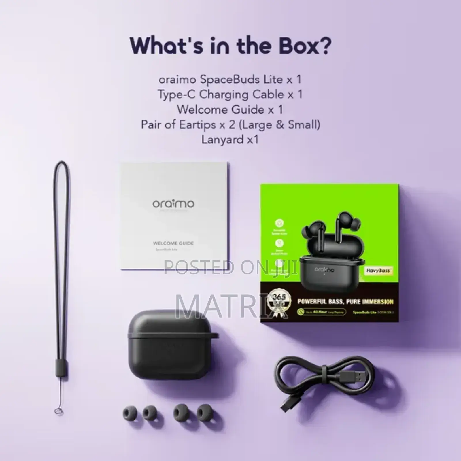 Oraimo Space Buds Lite Sound 360 Earbuds