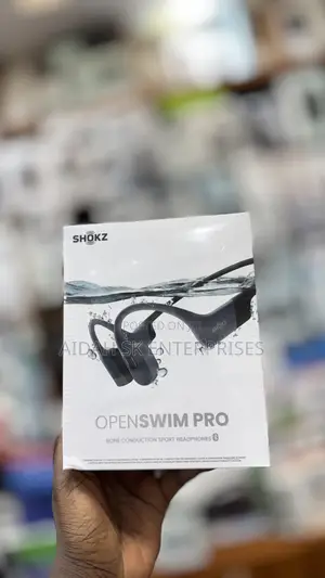 Shokz Openswim Pro Bone Conduction Sport Headphones.
