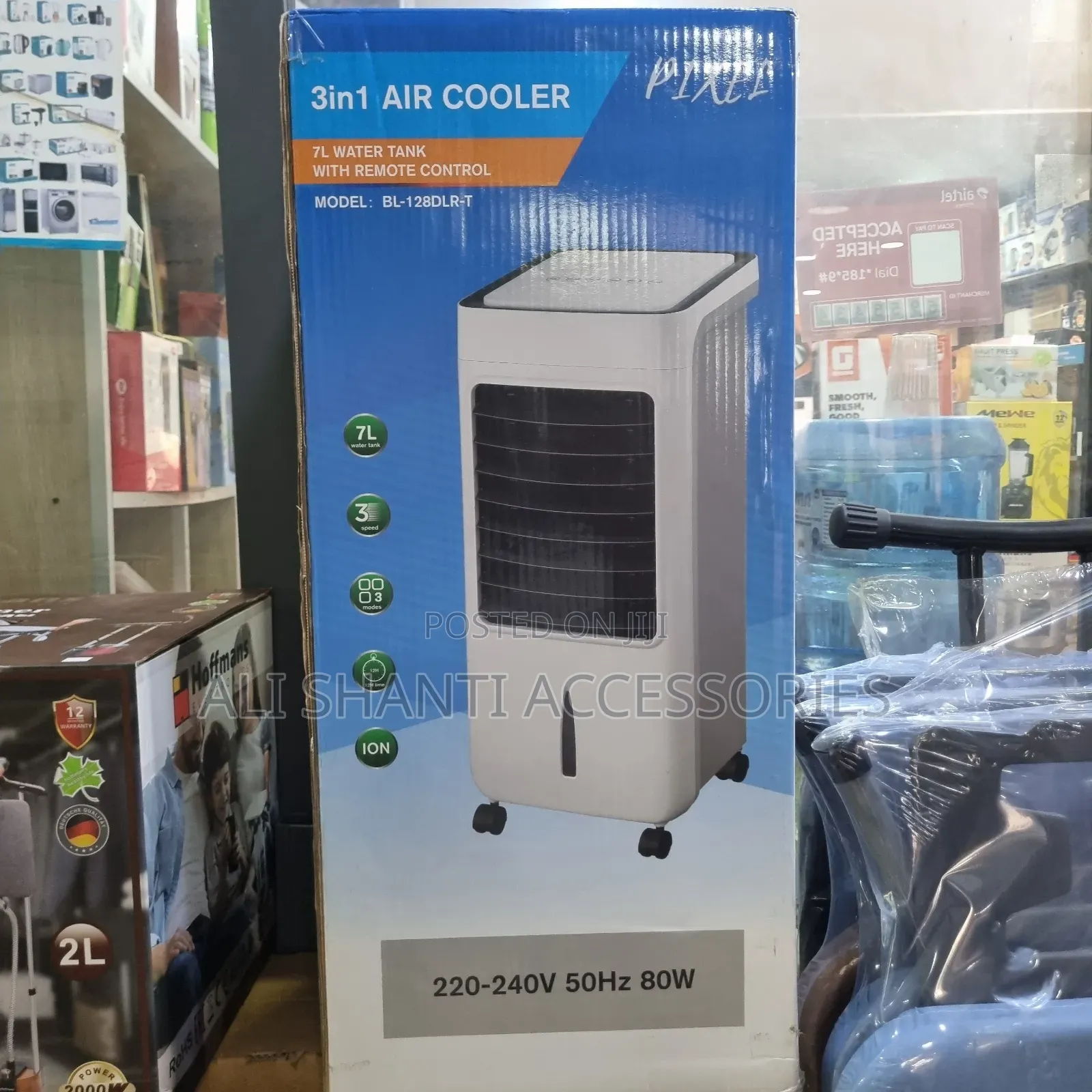 3 in 1 Pixel Air Cooler 7l With Remote