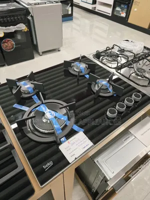 60cm*60cm Built-in Beko Black Glass Hob With 4 Auto Ignited Burners