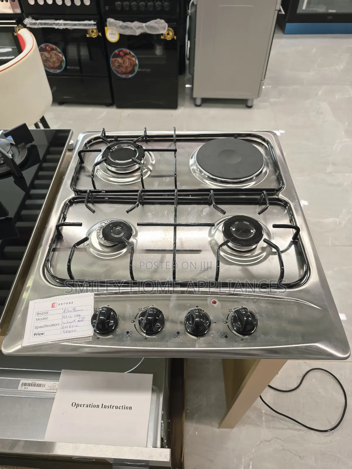 60cm*60cm Blueflame 4 Burner Stainless Steel Built-in Gas Hob
