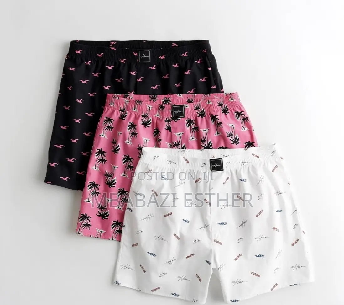 3pc Men Cotton Boxers