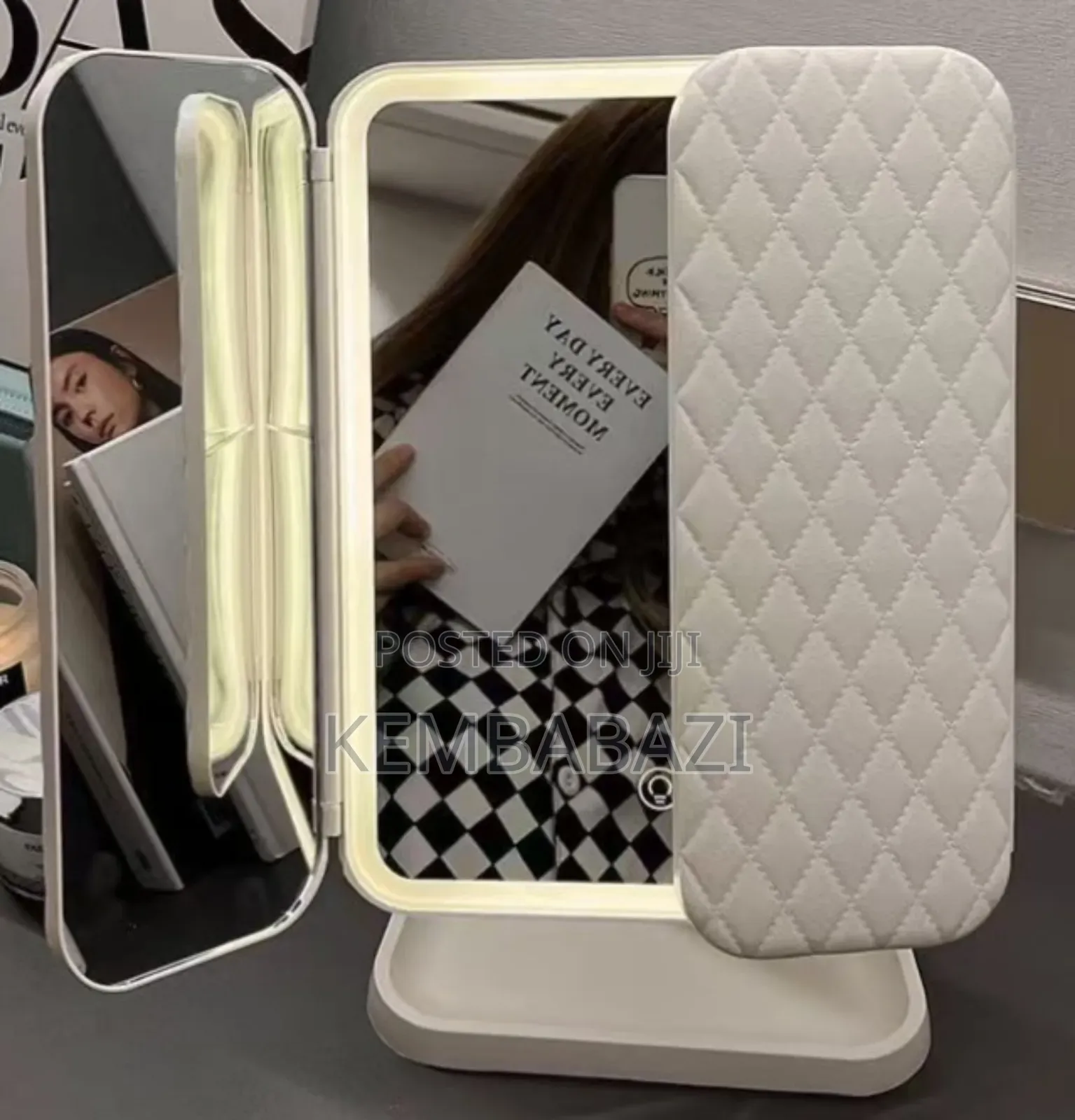 Tri-Fold Led Vanity Makeup Mirror