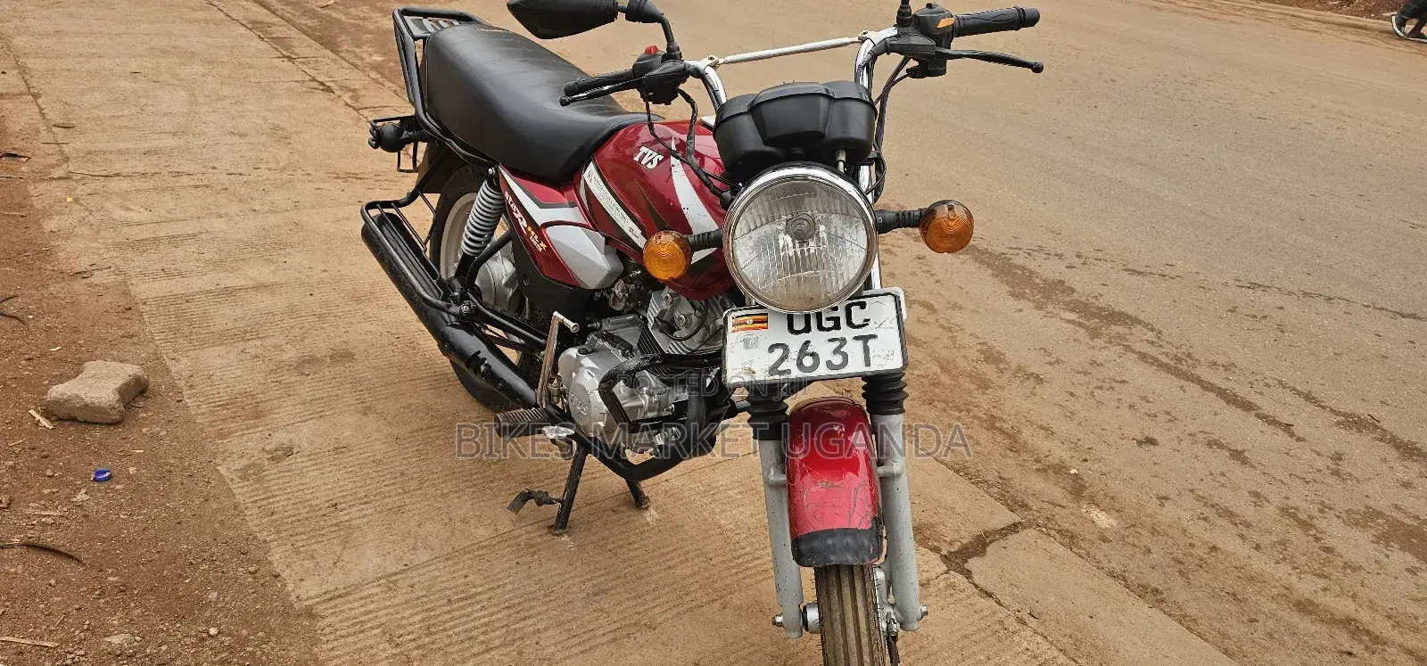TVS HLX 125 2024 Red