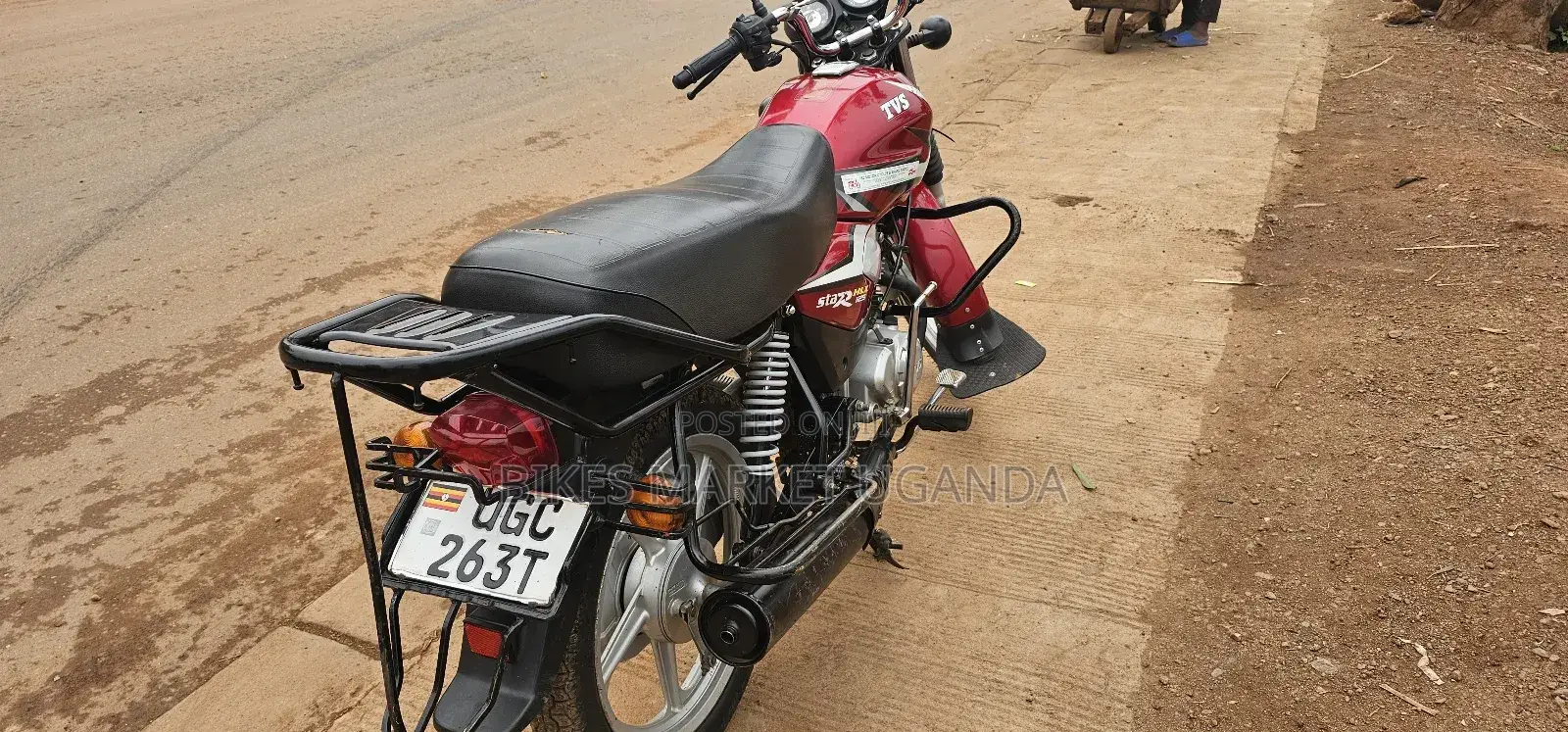 TVS HLX 125 2024 Red