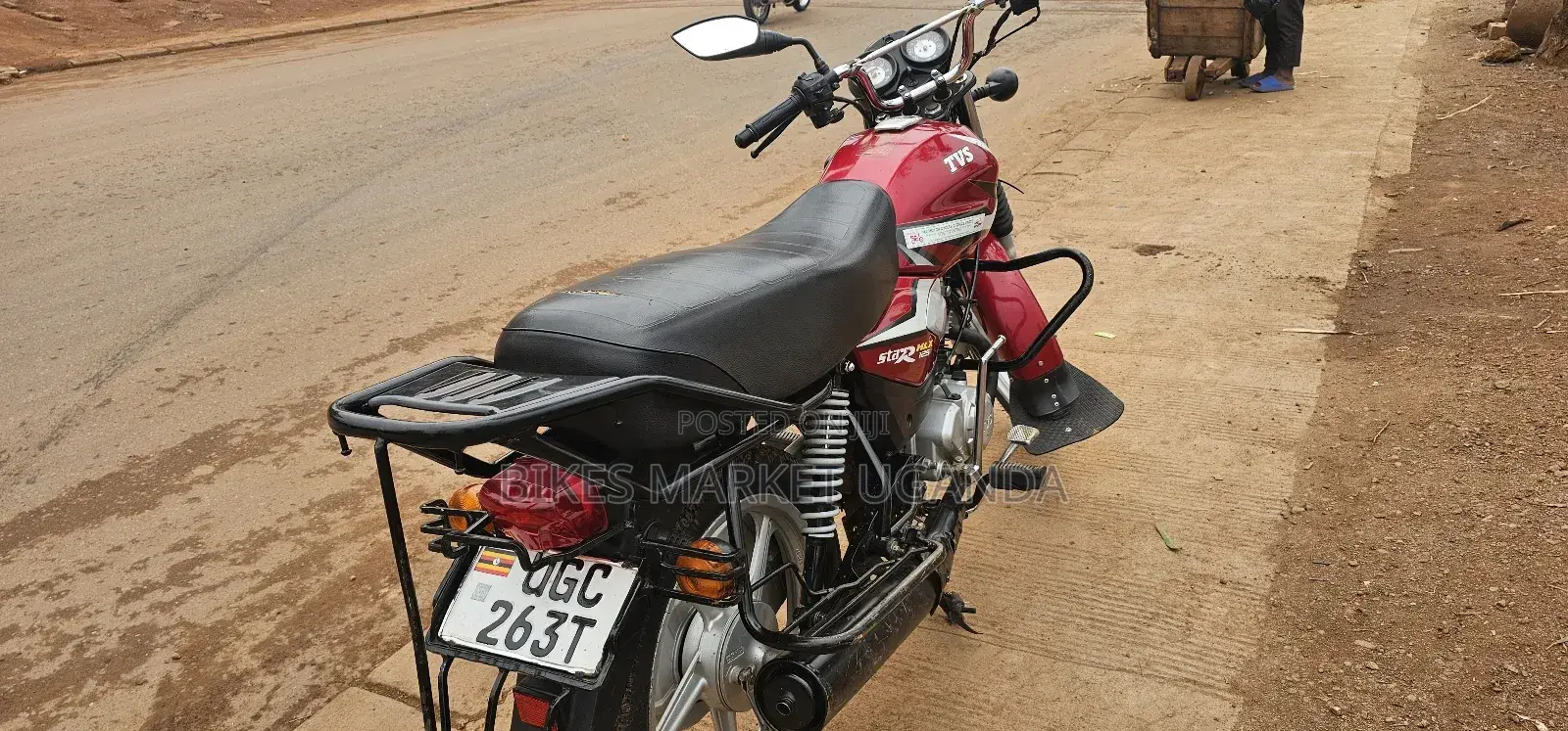TVS HLX 125 2024 Red