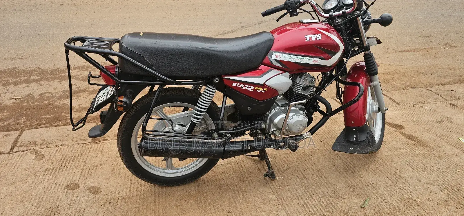 TVS HLX 125 2024 Red