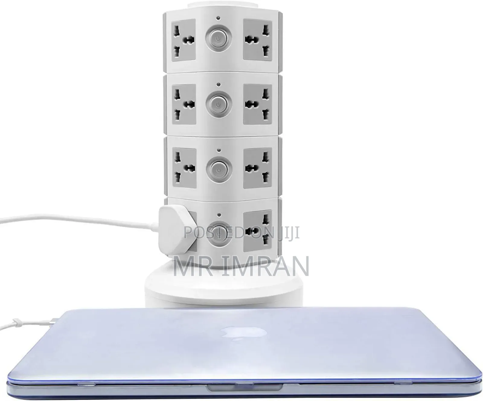Universal Vertical Multi Socket 220v Tower Extension Outlet.