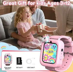 Kids Smart Watch With Camera Games