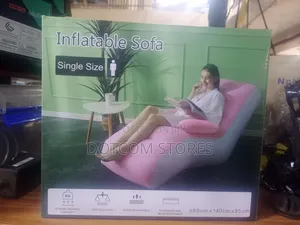 Single-Size Inflatable Chaise Lounge Sofa,
