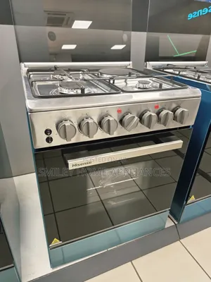 Stainless Steel 60cm*60cm Hisense (3+1) Cooker Oven With Auto Ignition