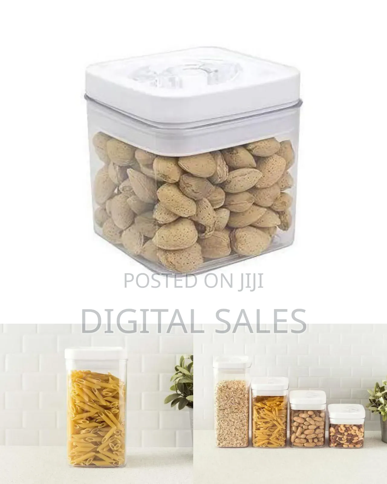 Airtight Modular Kitchen Food Storage Container Set