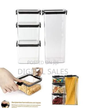 Elegant Airtight Food Storage Container Set (6pcs)