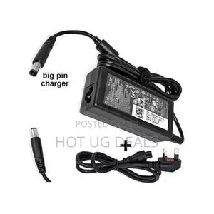 Dell Laptop Charger Big Pin 19.5v 3.34a (7.4 X 5.0mm) - Black