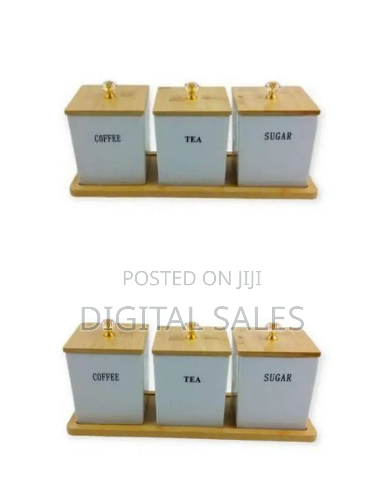 3-Piece Set of Kitchen Storage Canisters