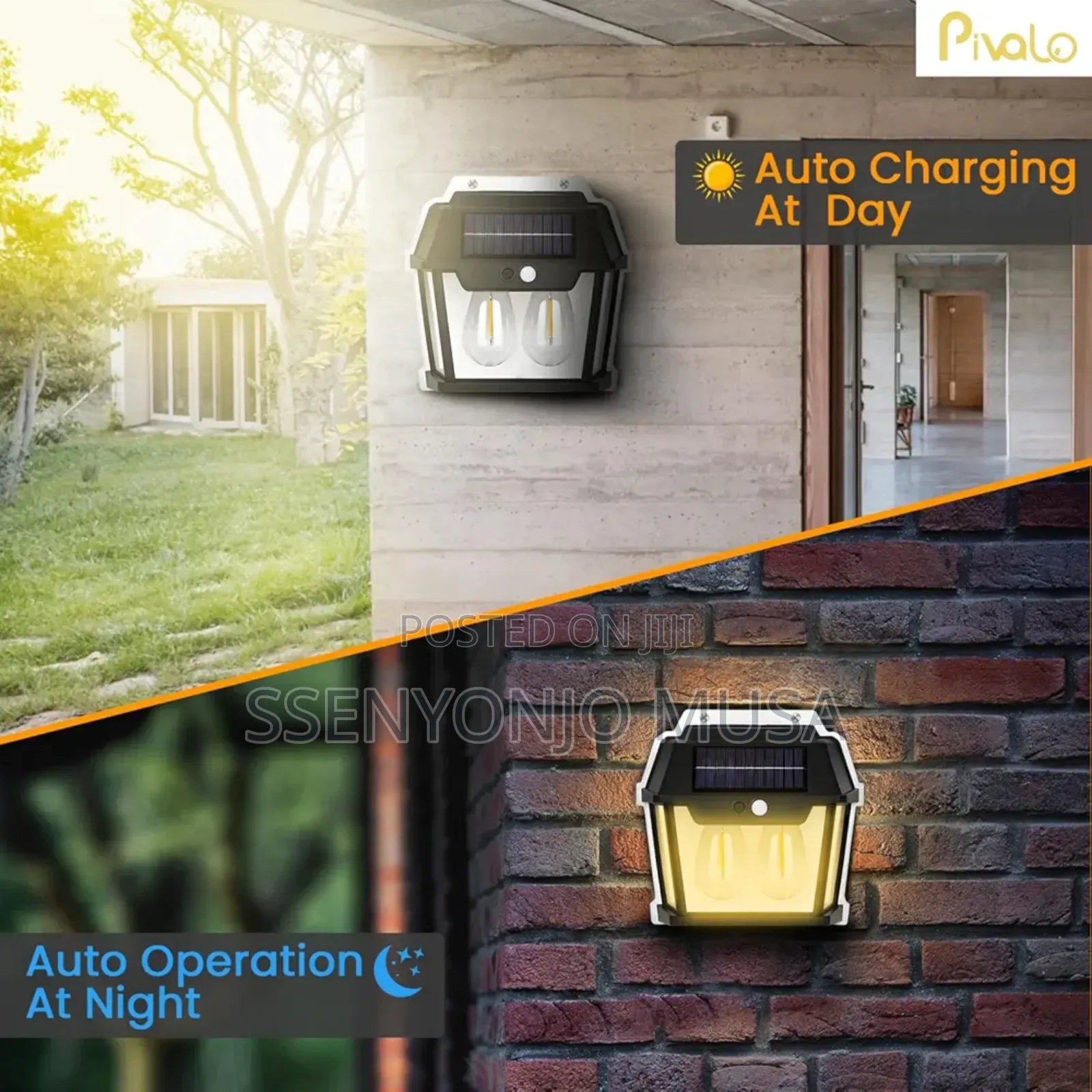 Solar Led Motion Sensor Wall Light – Waterproof Outdoor Garden